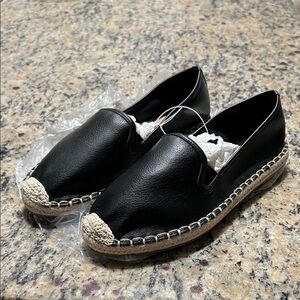 Old Navy Black and Cream Espadrilles